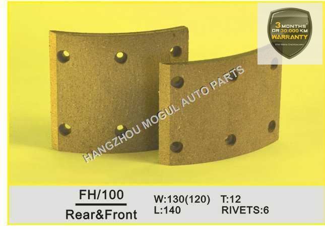 Premium Quality Brake Lining for Japanese Truck (FH100) Image1