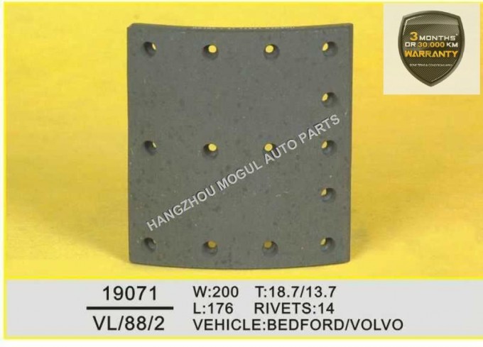Premium Quality Brake Lining for Heavy Duty Truck (19071) Image1