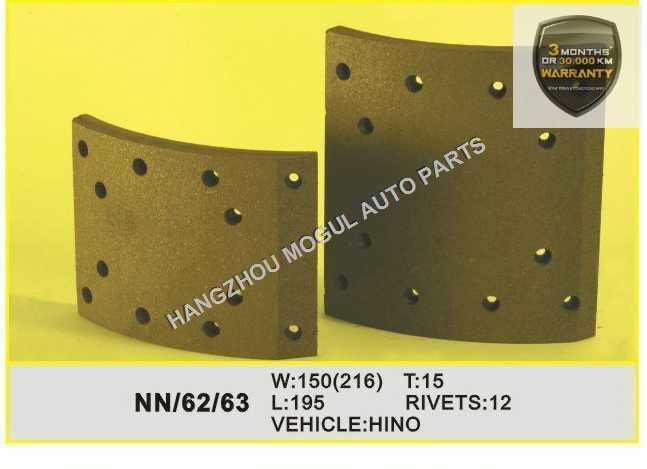 Premium Quality Brake Lining for Japanese Truck (NN62) Image1