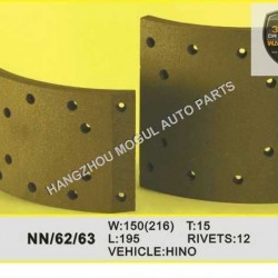 Premium Quality Brake Lining for Japanese Truck (NN62)