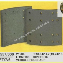 Premium Quality Brake Lining for Heavy Duty Truck (19577/19606)