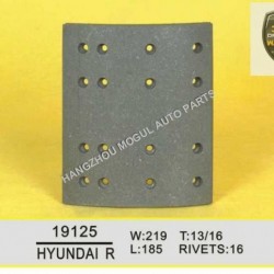 Premium Quality Brake Lining for Japanese Truck (19125)