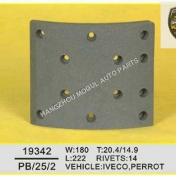 Premium Quality Brake Lining for Heavy Duty Truck (19342)