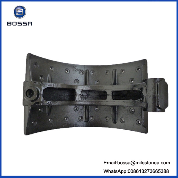 Truck Spare Parts Hino Brake Shoe Set Bonding Image1