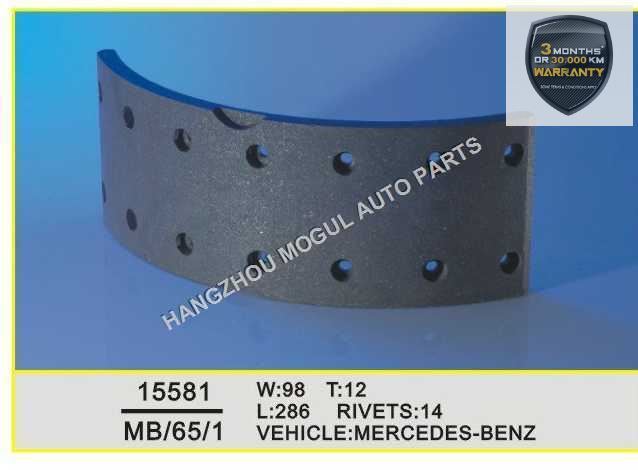 Premium Quality Brake Lining for Heavy Duty Truck (MB/65) Image1