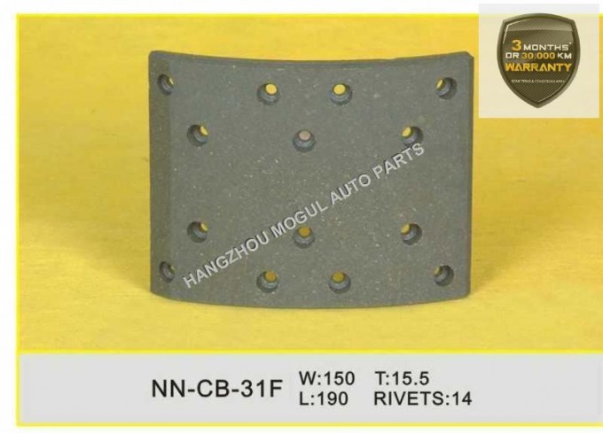 Premium Quality Brake Lining for Japanese Truck (NNCB31F) Image1