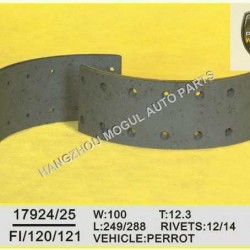 Premium Quality Brake Lining for Heavy Duty Truck (17924/17925)