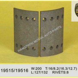 Brake Lining for Heavy Duty Truck with Competitive Quality (19515/19516)