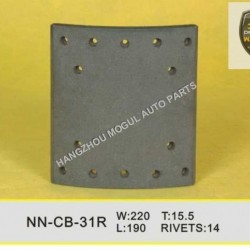 Long Lifetime Brake Lining for Japanese Truck (NNCB31R)