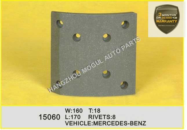 Long Lifetime Brake Lining for Heavy Duty Truck (15060) Image1