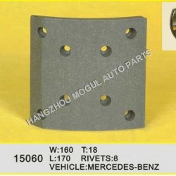 Long Lifetime Brake Lining for Heavy Duty Truck (15060)