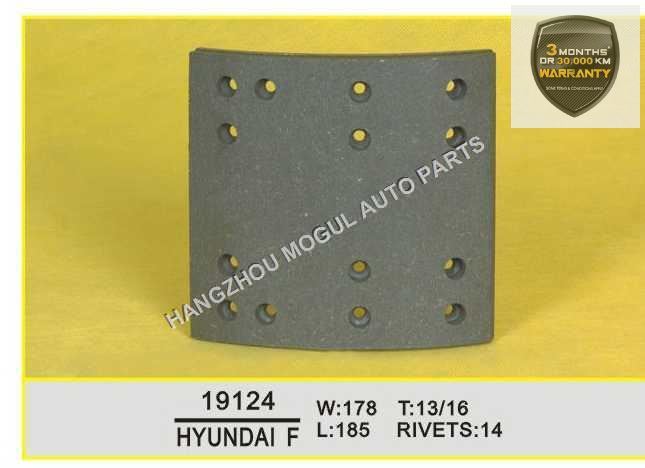 Long Lifetime Brake Lining for Japanese Truck (19124) Image1