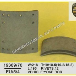 Premium Quality Brake Lining for Heavy Duty Truck (19369/19370)