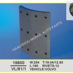 Premium Quality Brake Lining for Heavy Duty Truck (19800)