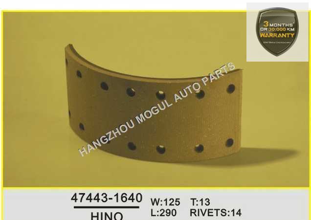 Long Lifetime Brake Lining for Japanese Truck (47443-1640) Image1