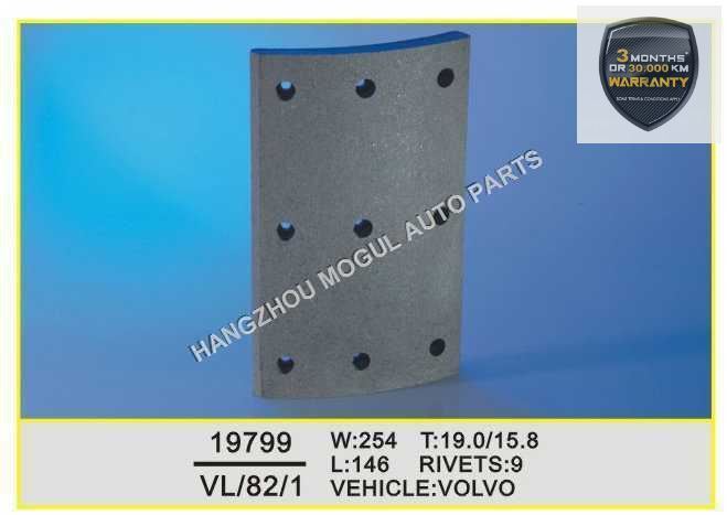 Premium Quality Brake Lining for Heavy Duty Truck (VL/82/1) Image1