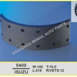 Premium Quality Brake Lining for Japanese Truck (5400)