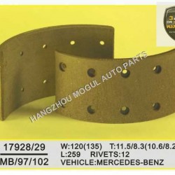 High Quality Brake Lining for Heavy Duty Truck Made in China (MB/97)