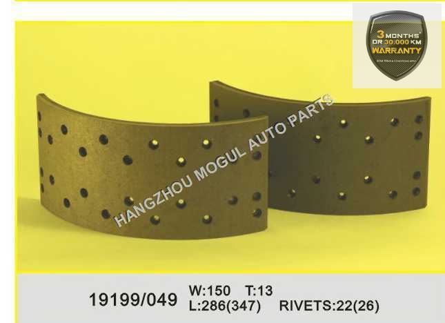 Premium Quality Brake Lining for Heavy Duty Truck (19199/19049) Image1