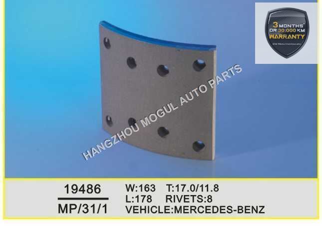 High Quality Brake Lining for Heavy Duty Truck Made in China (19486) Image1
