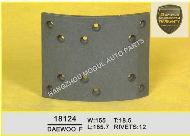 Long Lifetime Brake Lining for Japanese Truck Made in China (18124) Image1