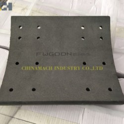 High Quality Certificated Drum Brake Liner Fmsi 4515 for 13t Fuwa