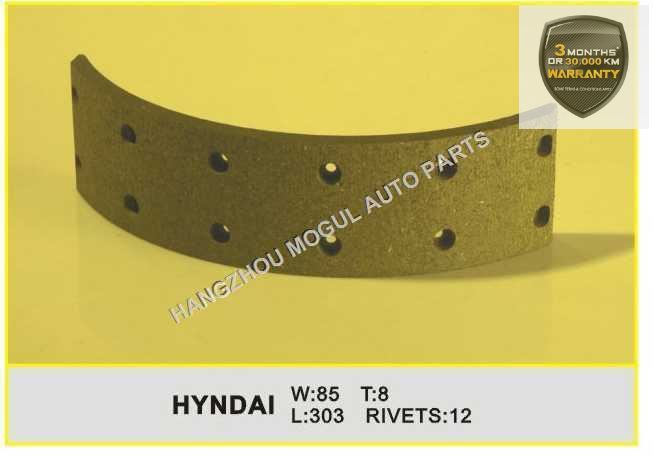 Premium Quality Brake Lining for Japanese Truck (HYNDAI-85) Image1