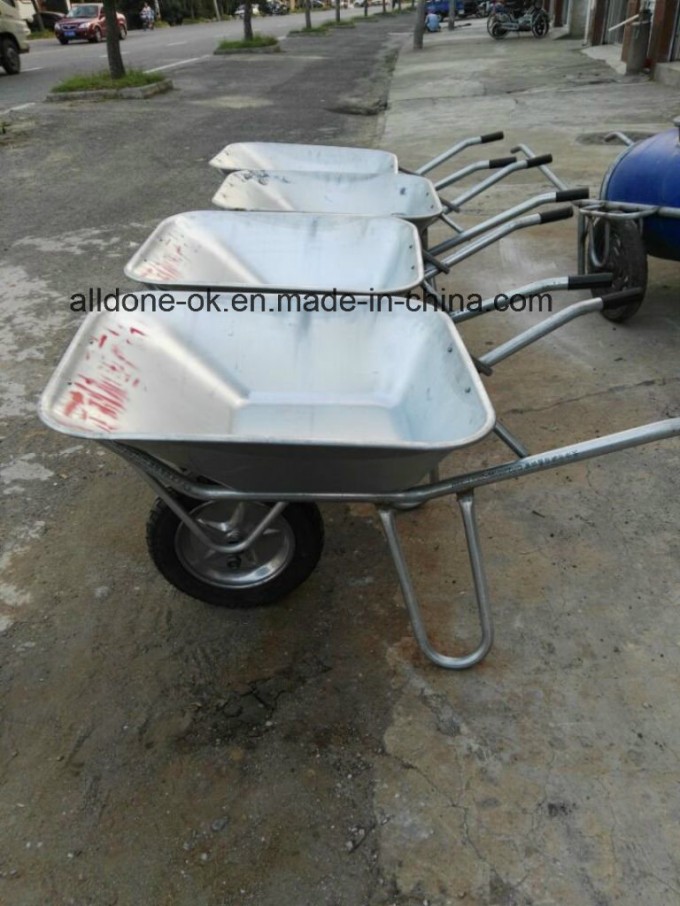 Galvanization Small Hand Garden Truck Cart Single or Two Wheels Image1