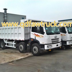 Low Price Used FAW Dump Truck 12 Wheels 380HP 40tons Excellent Condition Use for Africa