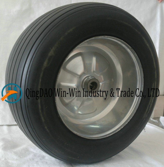 Flat Free PU Foam Wheel for Truck Wheel (16*8.50-8/850-8) Image1