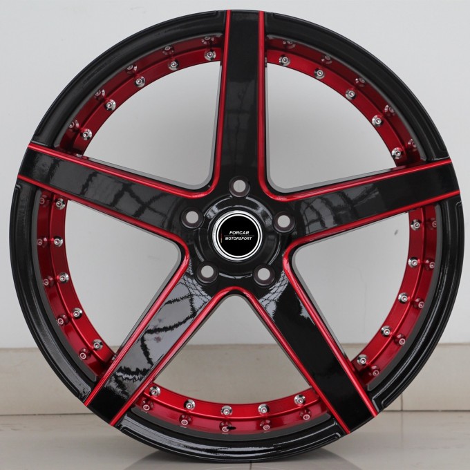 Light Truck 20′ 22" Staggered Aluminum 5*120 Alloy Wheels Image1