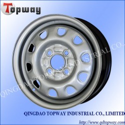 Silver Steel Wheel for Passenger Car, Light Truck 13X5.00b 4/100