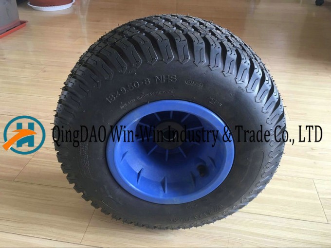 Flat Free PU Foam Wheel Used on Truck (18*9.50-8/950-8) Image1