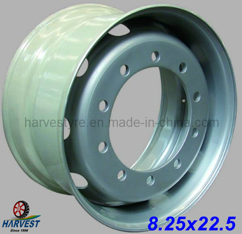 8.25X22.5 Tubeless Truck Tyre Steel Wheels Image1