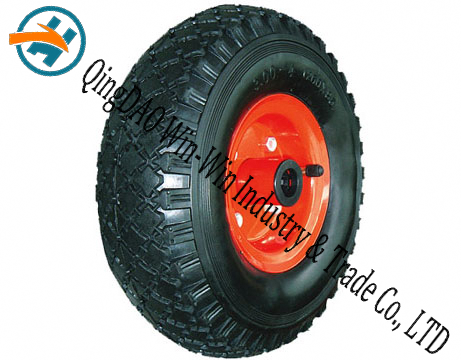 Pneumatic Rubber Wheel for Platform Trucks Wheel (10"X3.00-4) Image1