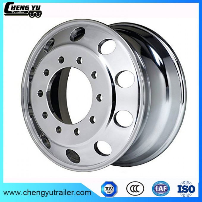 Forged Aluminum Alloy Wheel 8.25*22.5 for Tank Truck Trailer Image1