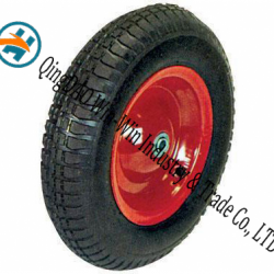Pneumatic Rubber Wheel for Platform Trucks Alloy Wheel (16"X4.00-8)