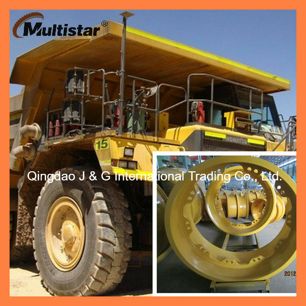 OTR Steel Wheel Rims 49-19.5/4.0 Komatsu 785-7 Wheel Dump Truck Wheel Image1