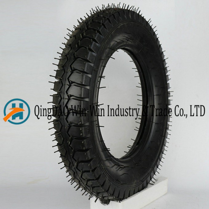 Pneumatic Rubber Wheel Used on Platform Trucks Wheel (4.00-12) Image1