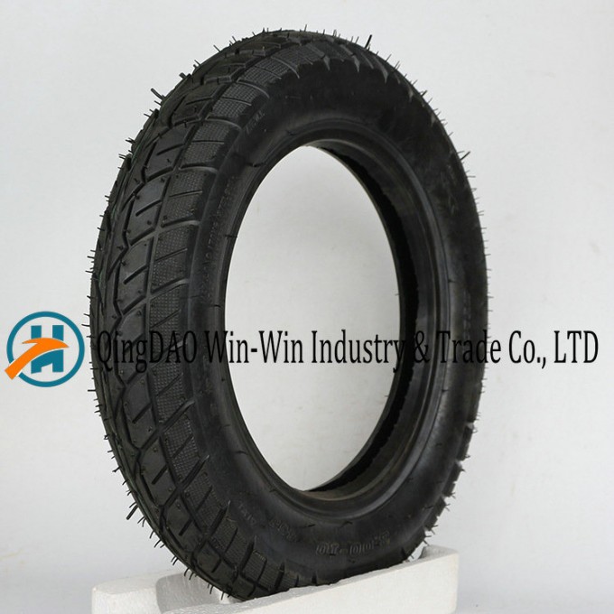 Wear-Resistant Rubber Wheel for Platform Trucks Wheel (3.00-10) Image1