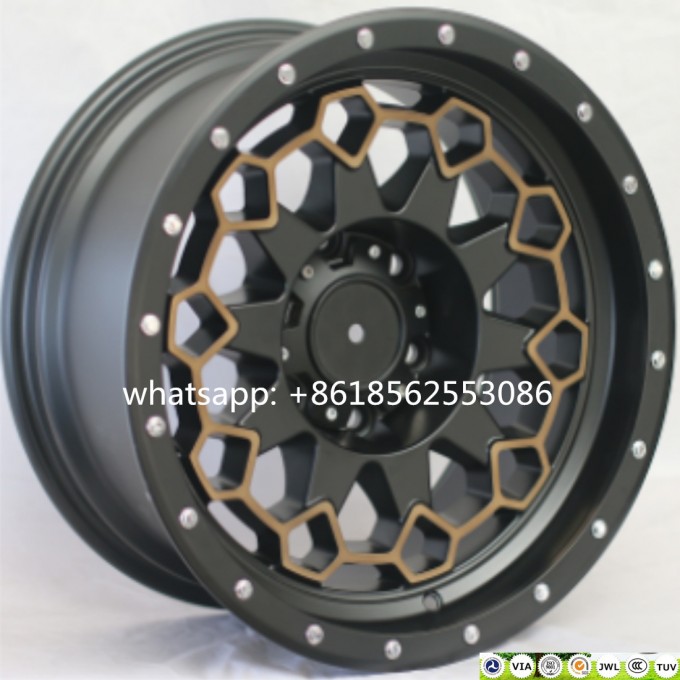 4*4 15*8j 17*9j New Offroad Aluminum Alloy Truck Wheels Image1