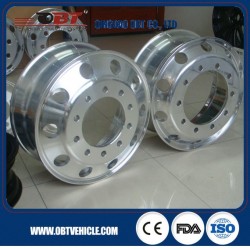 Chrome 22.5X8.25 22.5X9.00 Alloy Aluminum Truck Wheel