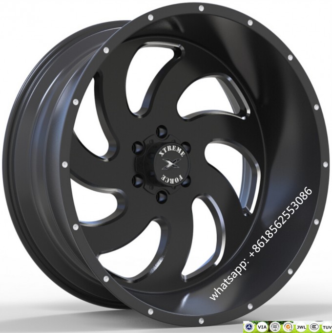 24*14 Xtreme Truck Aluminum Offroad Alloy Wheels 8X165.1/170 5/6X135/139.7 Image1