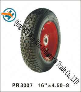 Pneumatic Rubber Wheel for Platform Trucks Wheel (16"X4.50-8) Image1