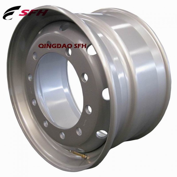 High Performing Steel Tubeless Truck Wheel (19.5X7.5, 22.5X8.25, 22.5X9.00) Image1