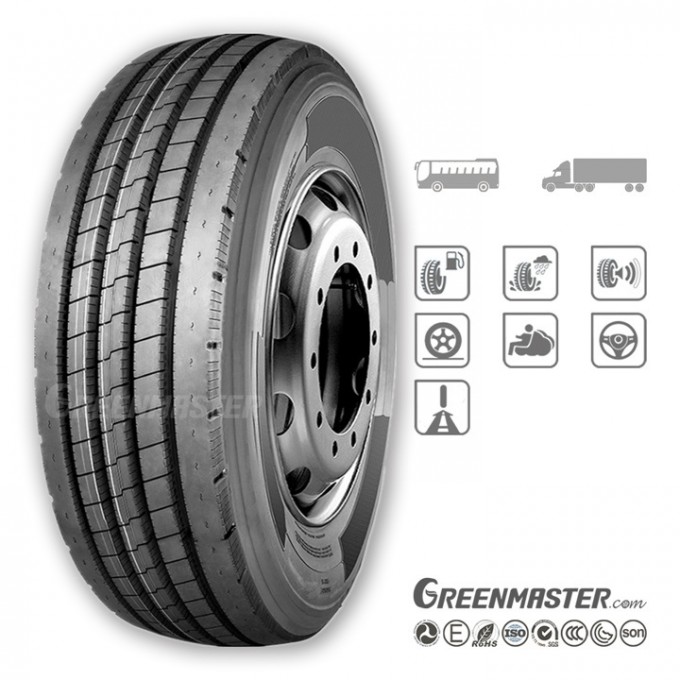 China Factory Wholesale Radial Heavy Duty Tubeless Truck Tire TBR Tyres 11r22.5 11r24.5 295/75r22.5  Image1