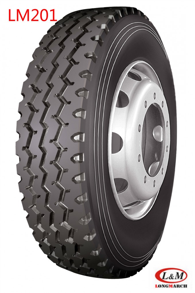 LONGMARCH Drive/Steer/Trailer Radial TBR Truck Tyre (LM201) Image1
