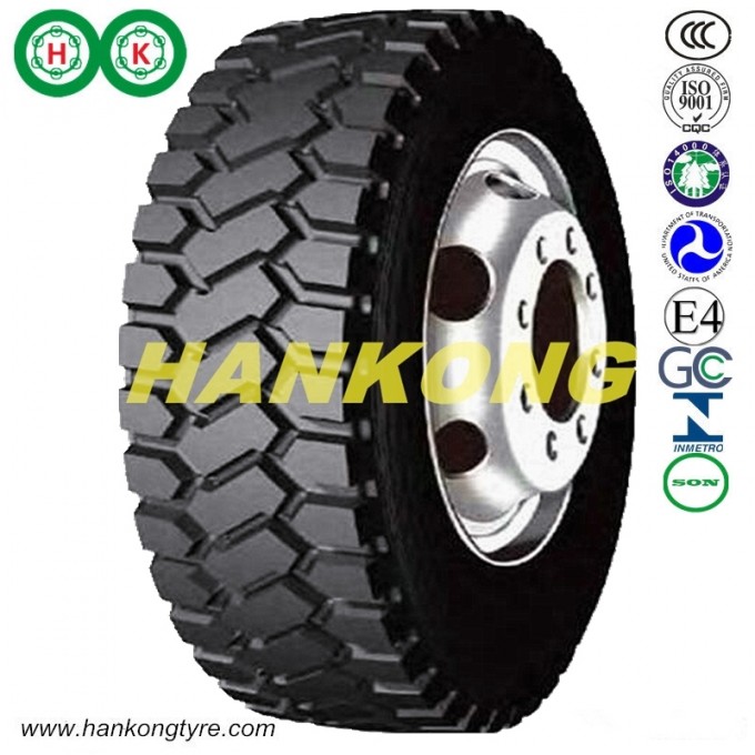 12r22.5 Block Patter TBR Radial Tire Mining Truck Tire Image1