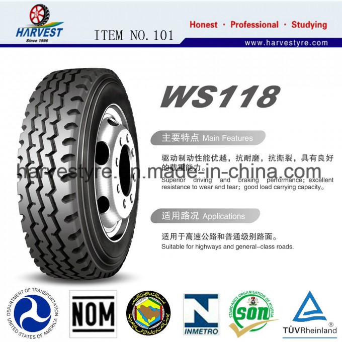 Wosen Brand All-Steel Radial Truck & Bus Tyres Image1