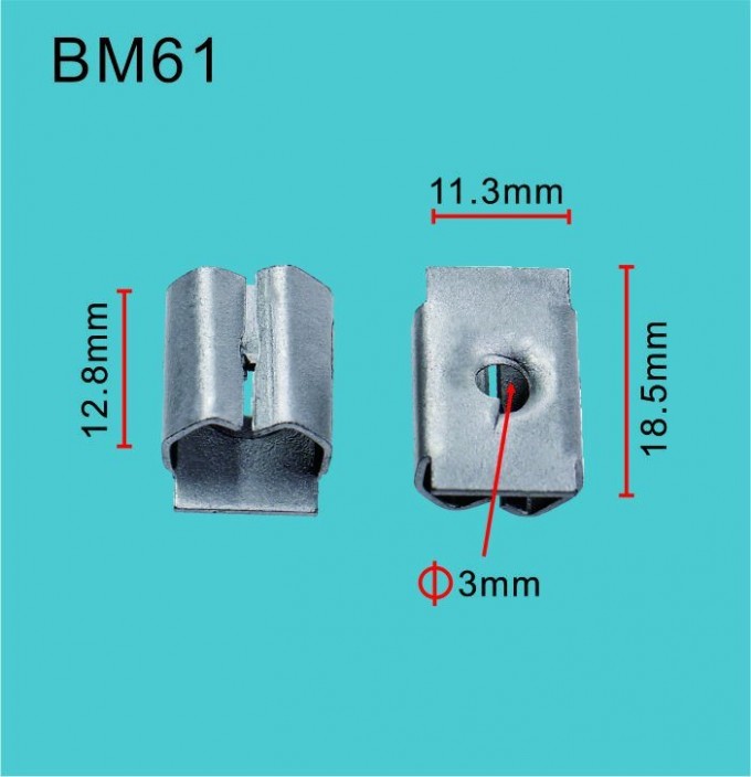 European Truck Auto Body Spare Parts Grille Clip for Car Image1